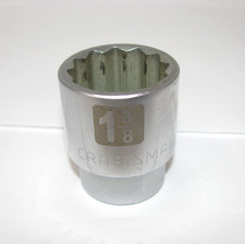 Craftsman 12pt Socket -G- 3/4 Drive 1-3/8" SAE EZ Easy Read