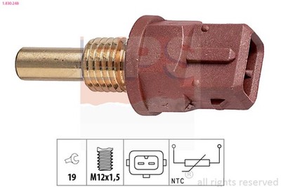 Sensor Kühlmitteltemperatur EPS 1.830.248 für 25 400 MGF MG FREELANDER L314 ZR 1