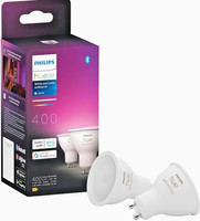 Philips Hue White & Col. Amb. GU10 2X400Lm Smarte Spot Leuchten Doppelpack