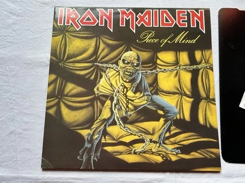 Iron Maiden 'Piece of Mind' 1983 Gatefold Sleeve EMI, EMA 800 With Merc Sheet
