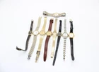 C x 9 Vintage Ladies Seiko Quartz Wristwatches Inc Gold Tone Etc - Not Tested