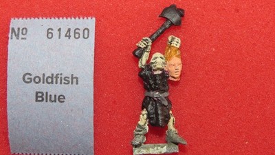 Warhammer Untoter Skelettkrieger mit Axt und abgetrenntem Kopf Games Workshop