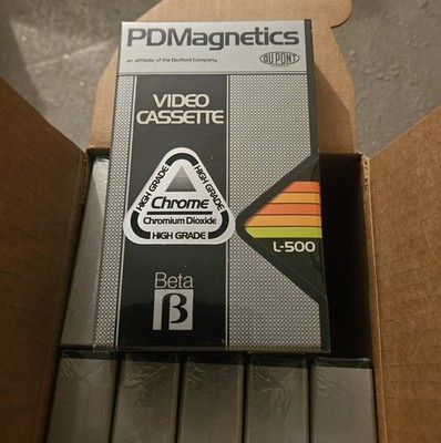 PDM Magnetics Beta Format Kassetten originalverpackt und versiegelt. NOS