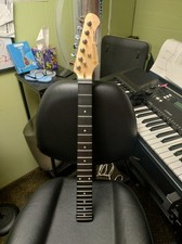 Tele Style 22 Fret Electric Guitar Neck  25.5" Scale  Sealed Tuners