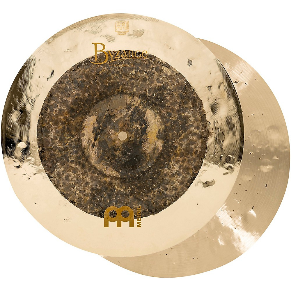 Пара двойных тарелок для хай-хэта MEINL Byzance Extra Dry, 15 дюймов.