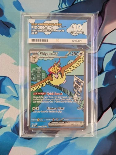 Pokémon TCG Pidgeot ex Obsidian Flames 225/197 Ace 10 Special Illustration Rare