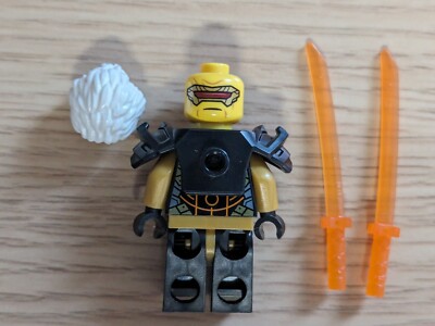 Lego 71792 Ninjago Dragons Rising Rapton Minifigure With 2 Swords