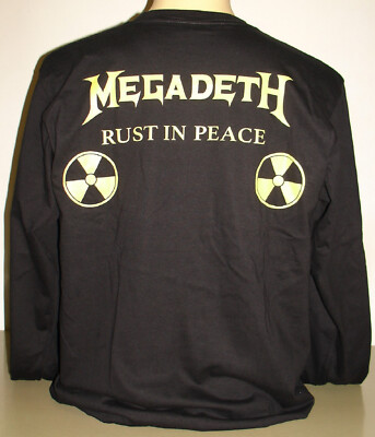 Megadeth Rust In Peace Long Sleeve T-Shirt Size S M L XL 2XL 3XL