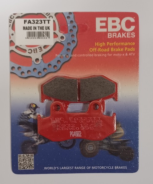 EBC Carbon Tt Hintere BremsbeläGe FüR Yamaha YFM700 Raptor (2013 Zu 2025)-image