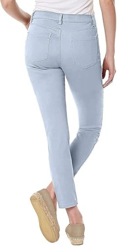 Buffalo David Bitton Women's Mid-Rise Skinny Ankle Grazer Jeans Light Blue 10 - 第 3/3 張圖片