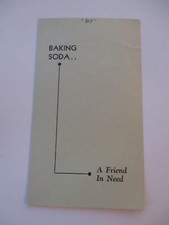 BAKING SODA A FRIEND IN NEED 4 pg BOOKLET 1935 CHURCH & DWIGHT CO