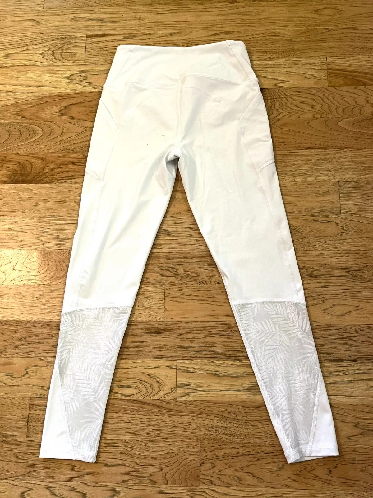 victoria-secret-vs knockout tropical mesh accent pockets leggings