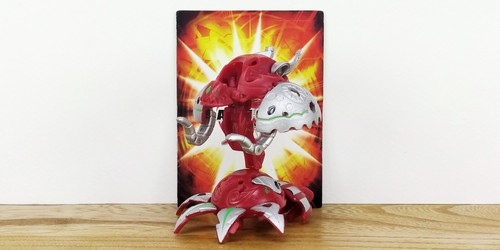 VHTF BAKUGAN BakuFusion Pyrus VOLKAOS (BALISTA 970G & WORTON 1020G) SM/SEGA Rare - Picture 3 of 14