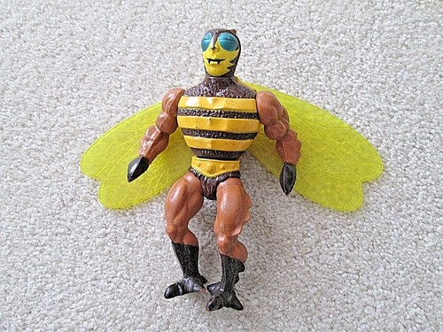 vintage 1988 he-man buzz off bee figure