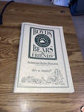 Boyds Bears  friends, Authorized Dealer Directory Volume 2, Softcover 72 pgs