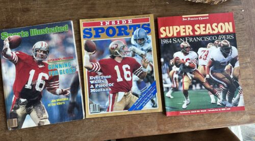 Vintage joe montana magazine lot vintage-San Francisco 49ers-NFL
