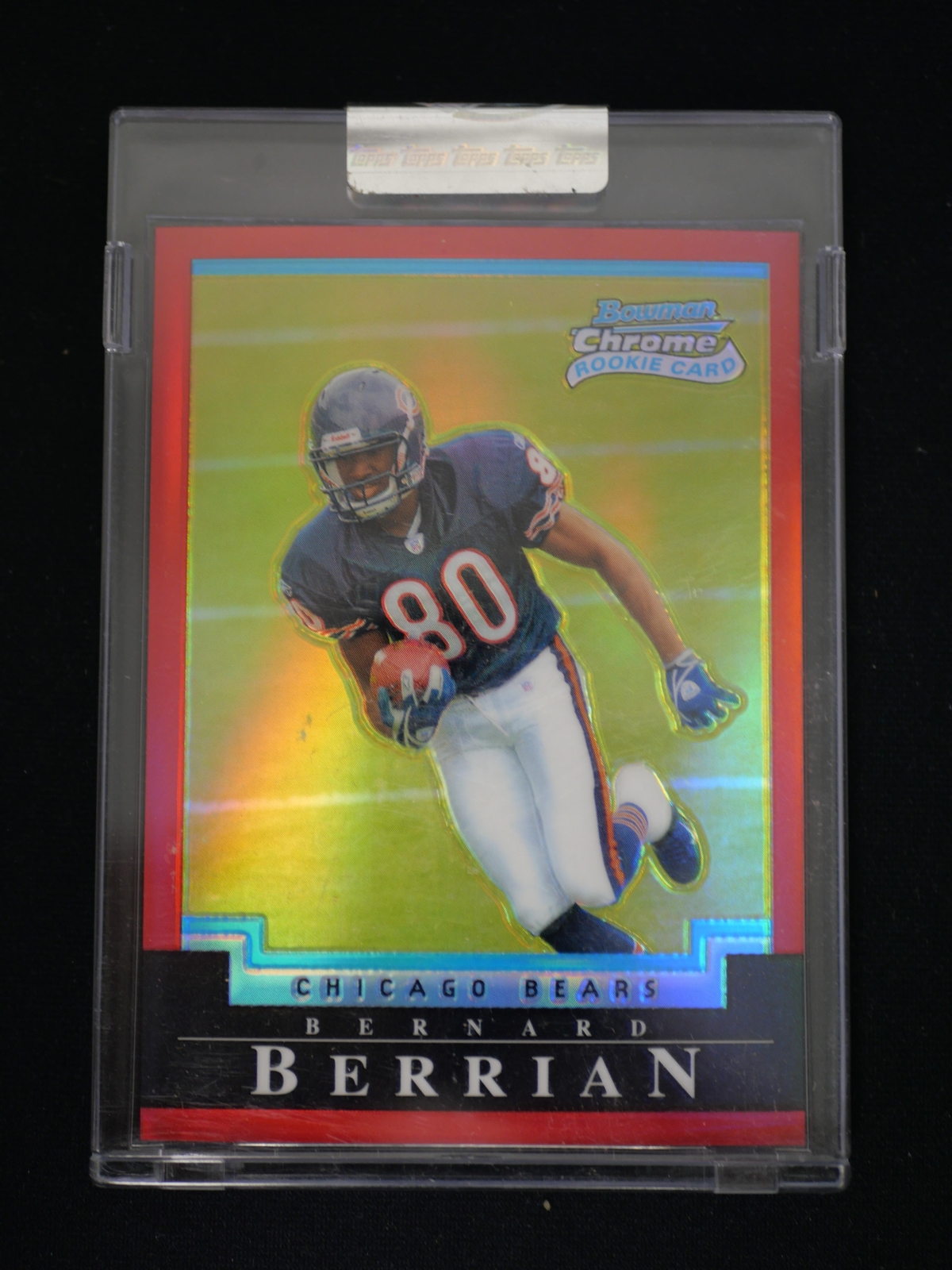 Bernard Berrian Bowman Chrome #201 Red Refractor