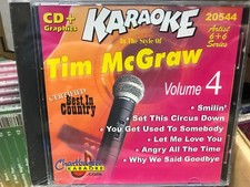 CHARTBUSTER 6 6 KARAOKE DISC 20544 TIM MCGRAW VOL 4 CD G COUNTRY MULTIPLEX