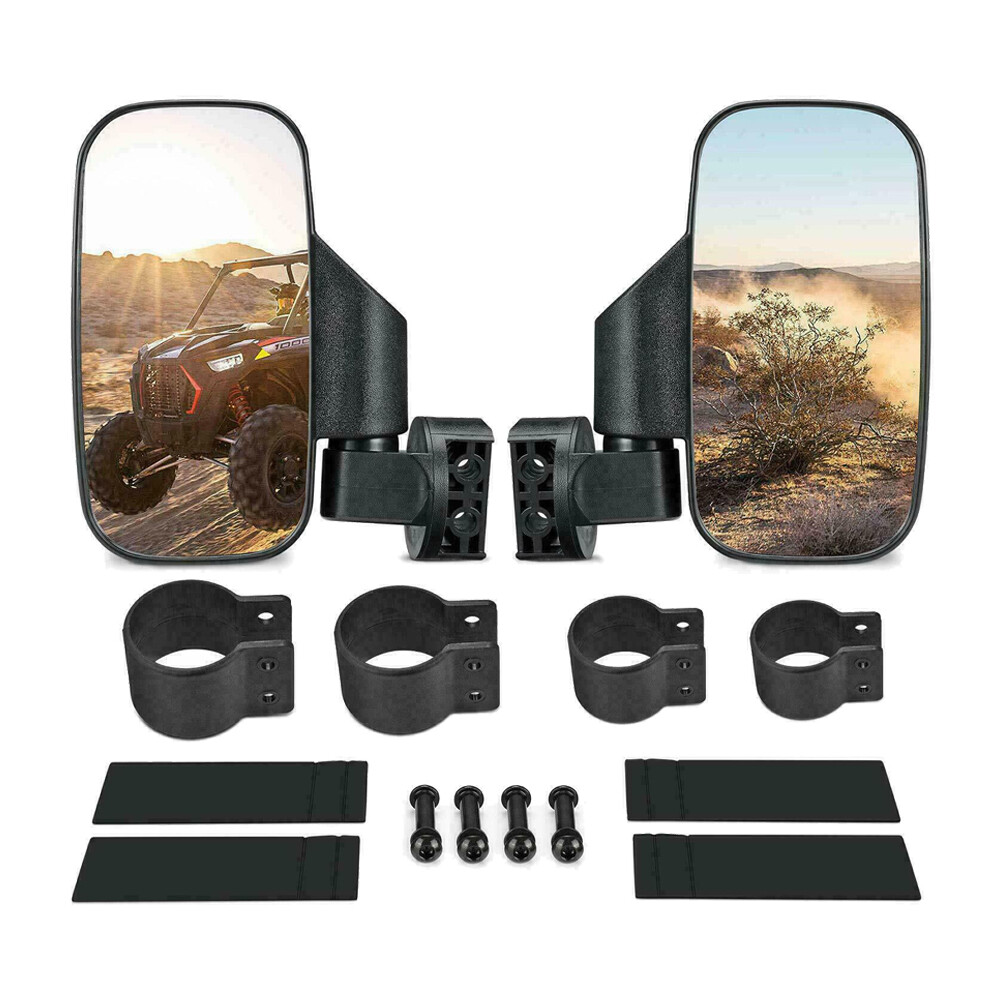 ATV Side View Mirror, UTV Side View Mirror, 2X UTV Looking-Glass - Foto 7
