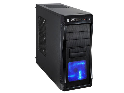 Rosewill Gaming Computer PC Case, ATX Mid Tower, Blue LED Front Fan, CHALLENGER - Picture 1 of 10