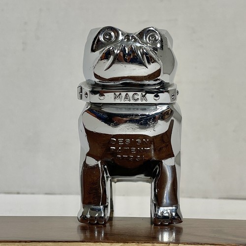 VINTAGE MACK TRUCK CHROME BULL DOG HOOD ORNAMENT DECOR eBay