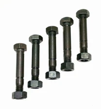 2" Length Set of 5 Shear Pins & Nuts for Ariens 52100100 OD 5/16"