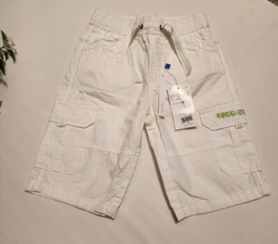 OVS Boys Cotton White Short.  6-7 years
