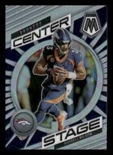 2023 Panini Mosaic #CS-RW Russell Wilson Center Stage Silver Denver Broncos