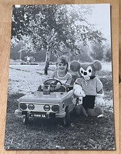 1970s Child Children's car Mercedes Pedal car Cheburashka Mickey Mouse