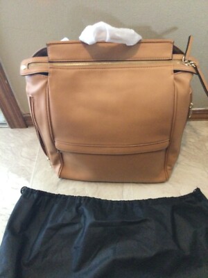 backpack changing bag leather Classic Diaper II the airport New MIA + SOPHIA Leather