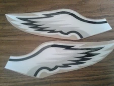 Eagles current full size football helmet decals set