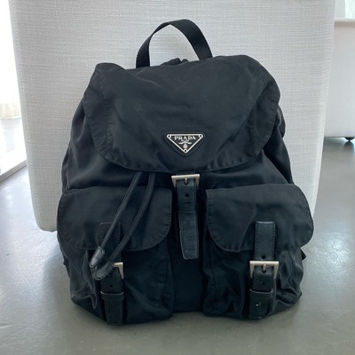 vintage prada nylon backpack