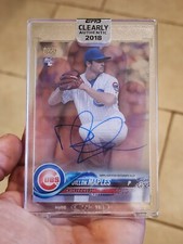 Dillon Maples 2018 Topps Clearly Authentic On Card Rookie Auto Encased CUBS