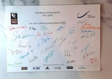 Oryginalne ręcznie podpisane autografy – drużyna narodowa, Bob, Mistrzostwa Świata 2005