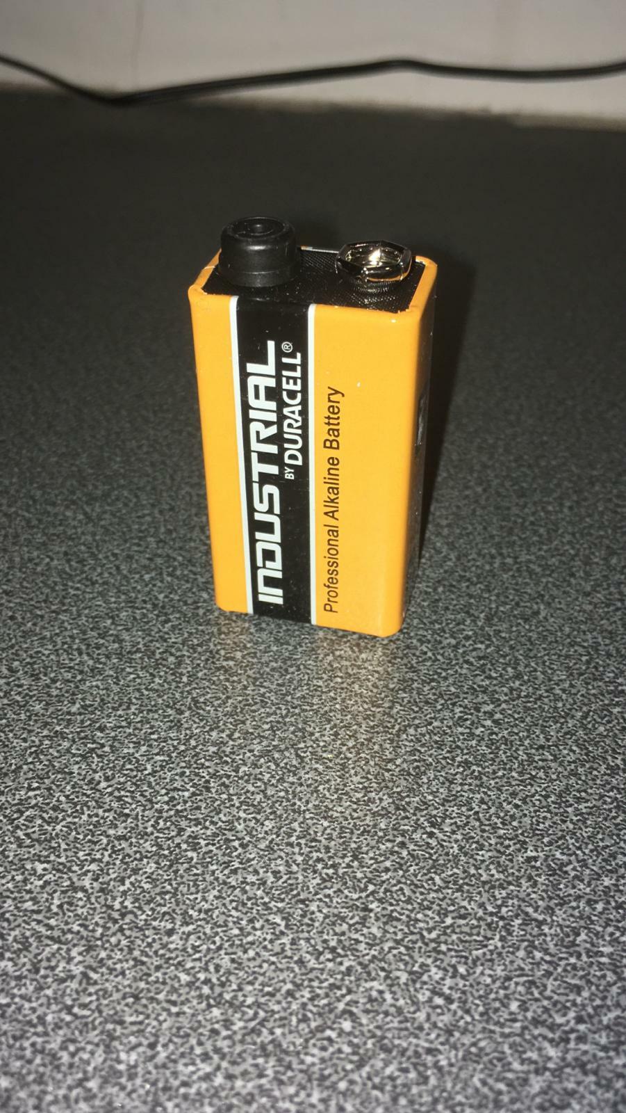 Duracell 9V Industrial PROCELL Alkaline Batteries Smoke Alarm LR22