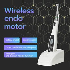 Wireless Dental LED Endo Motor 16:1 Contra Angle Handpiece Root Canal Treatment