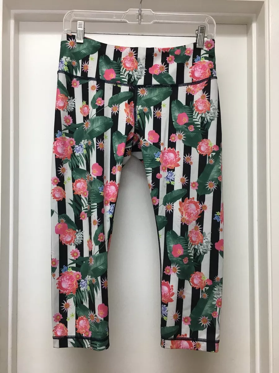 Lululemon Wunder Under Crop *Full-On Luxtreme Floral Palm Play