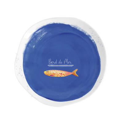 Frühstücksteller, Kuchenteller Maritim BORD DE MER D. 21cm Porzellan EASY LIFE