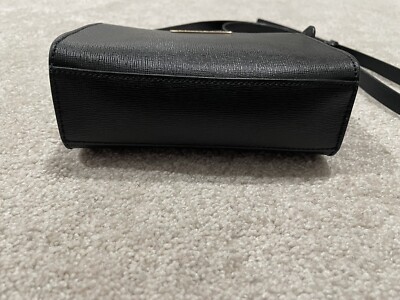 Versace Collection Mini Black Leather Crossbody Bag for sale  