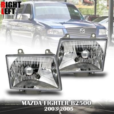 Head Light Front Lamp RH LH Pair For Mazda B-Series B2500 Fighter 2003-2005