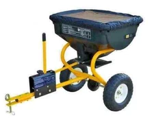 85 lb Tow Behind Broadcast Spreader ATV Tractor Fertilizer Grass Seed Ice Melt