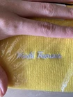 Boîte croix Supreme New Era logo beanie goutte citron jaune