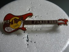 Hard Rock Cafe pin Paris Rickenbacker Bass Guitar