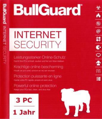 Bullguard Internet Security *3-PC / 1-Jahr* (Gültig für 2022 2023) Windows / KEY