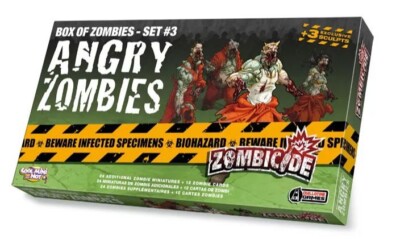 Angry Zombies Set #3 for Zombicide Board Game CMON NEW & SEALED