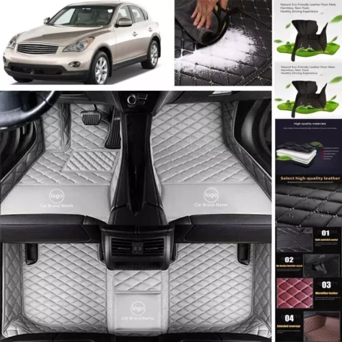 For Infinity QX30 QX50 QX56 QX60 Car Floor Mats All Weather Luxury Custom Mats - Picture 10 of 37