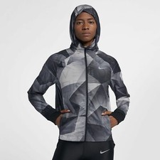 Nike WOMEN'S Shield Hooded Running Jacket REFLECTIVE SIZE SMALL BRAND NEW