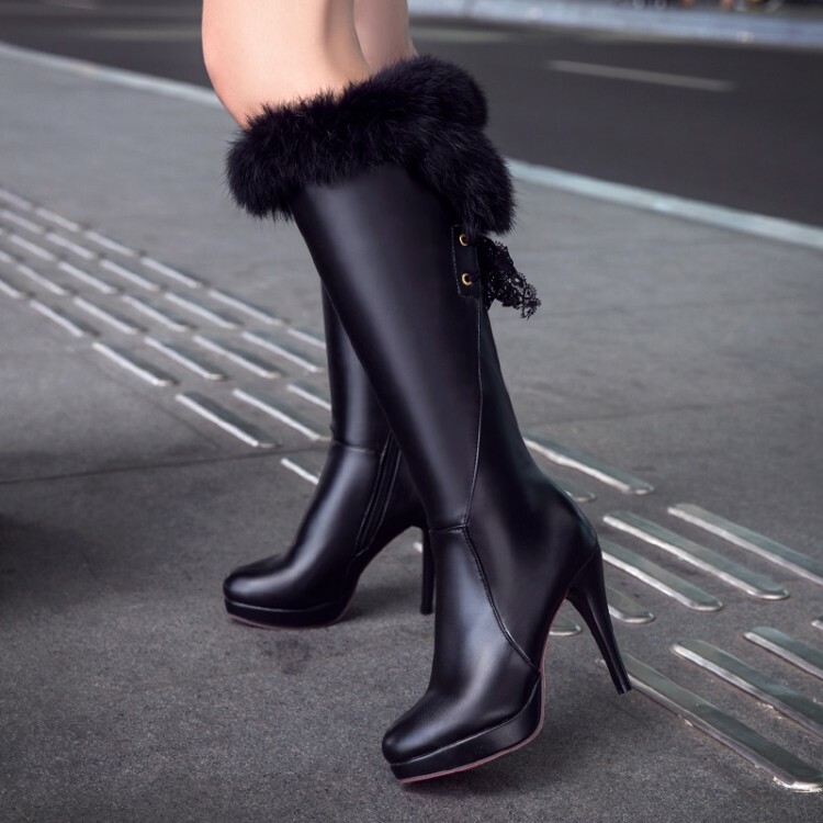winter stiletto boots