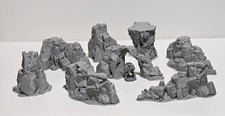 Rocky outcrops 8xRocky hills rocky arch Terrain cliffs Wargame Tabletop Terrain