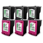 6x Eurotone Cartridge 3+3 for HP Officejet 4639 4635 4632 4630 4631 2620